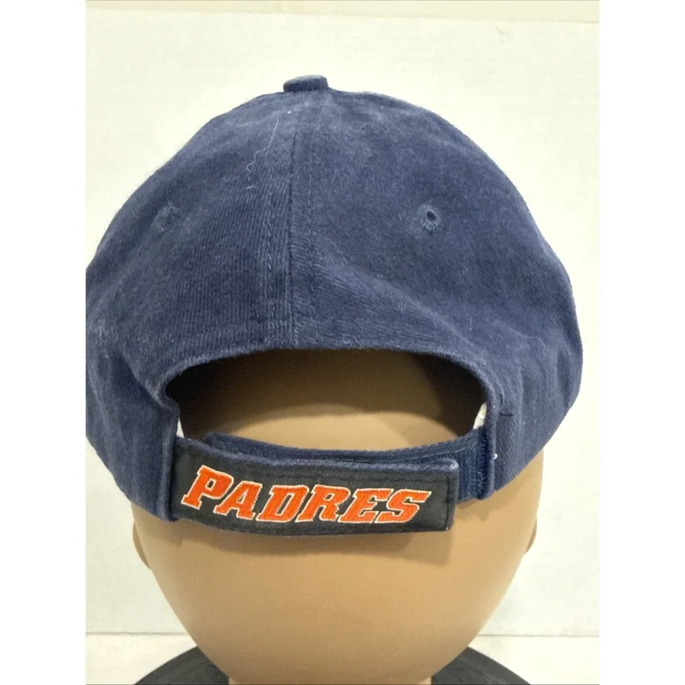 Vintage San Diego Padres Hat Cap Strap Back Blue Sports Specialties Outdoor Mens